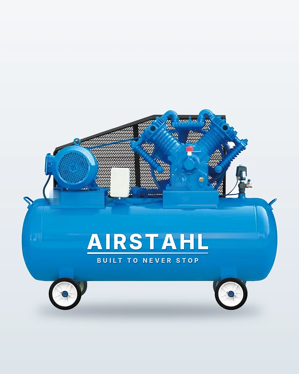 E 75 HP — Two-stage piston compressor 7.5 kW, 12.5 bar